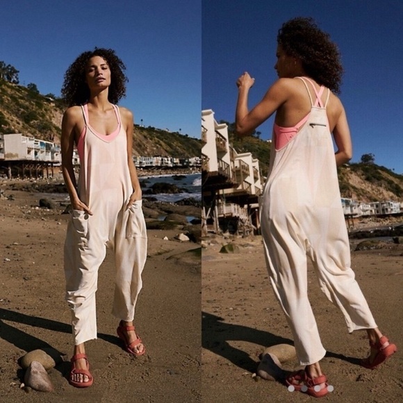 Free People FP Movement Bamboo Printed Combo Hot Shot Onesie Medium - Picture 4 of 8